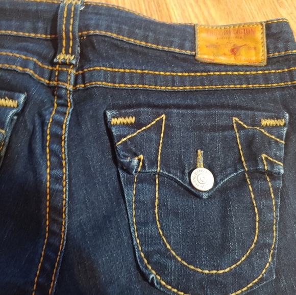 True Religion Jean Shorts Size 29 Becky Big T - Picture 10 of 10